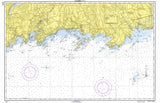 Stony Creek, Thimble Islands CT Nautical Chart Placemats, set of 4