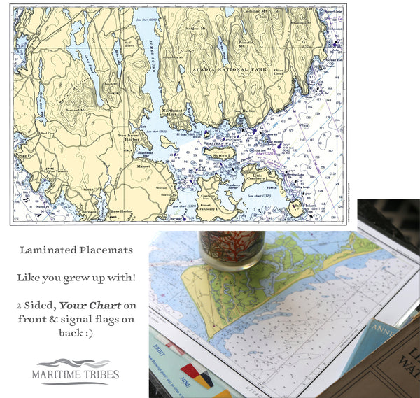 Northeast Harbor Placemats, set of 4