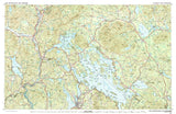 Lake Winnipesaukee Topo Map Placemats, set of 4