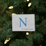 "N" Flag Vintage Ornament - mysignalflags